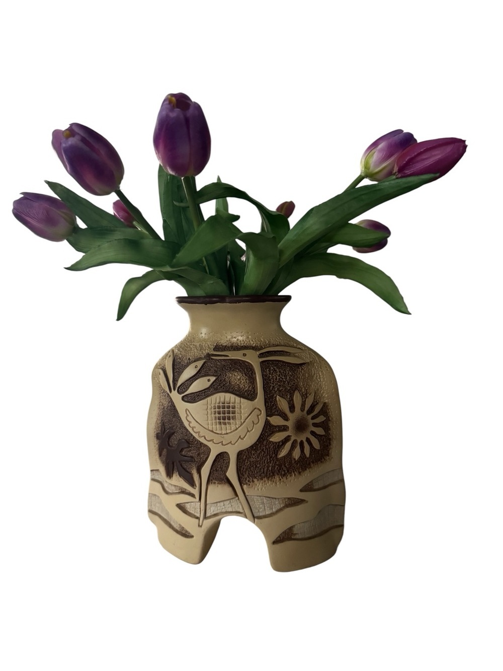 vintage   pottery vase